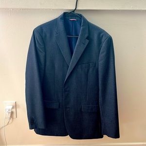 40 Reg Tommy Hilfiger Blazer. Blue/Black checkered (more blue tint than black)